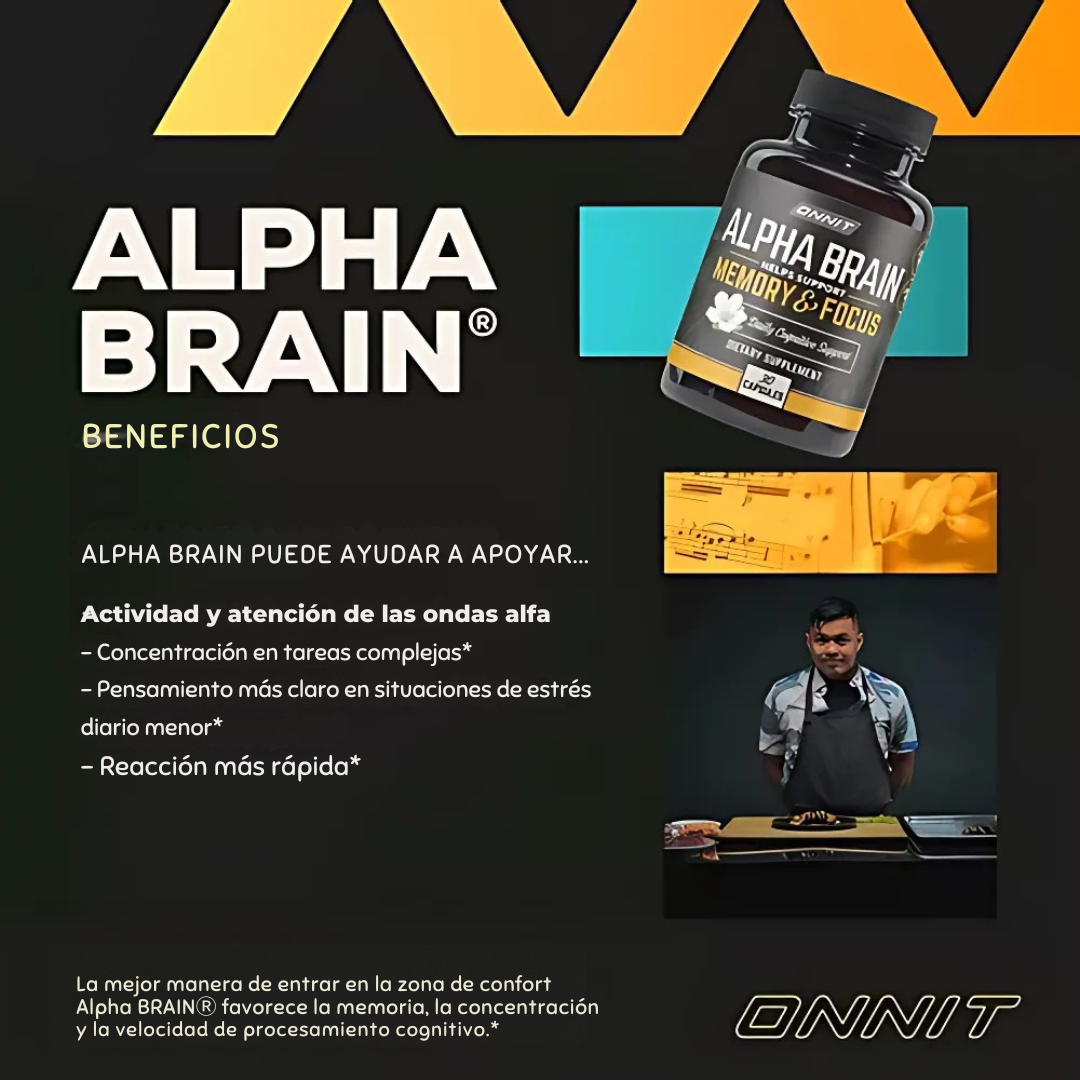 Alpha BRAIN™ - Tu Aliado para el Enfoque Diario