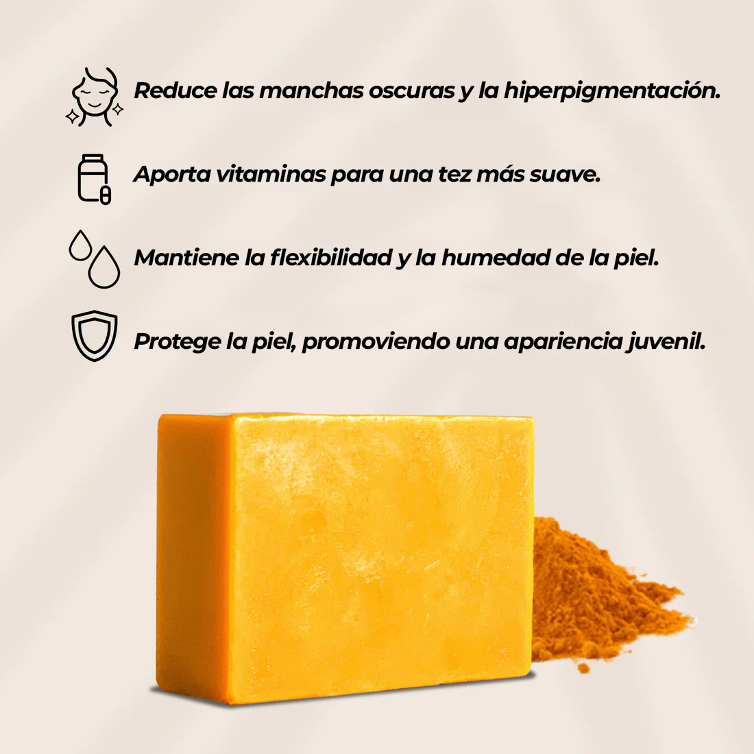 Jabón Turmeric®︎ - Revela la Belleza Natural de Tu Piel