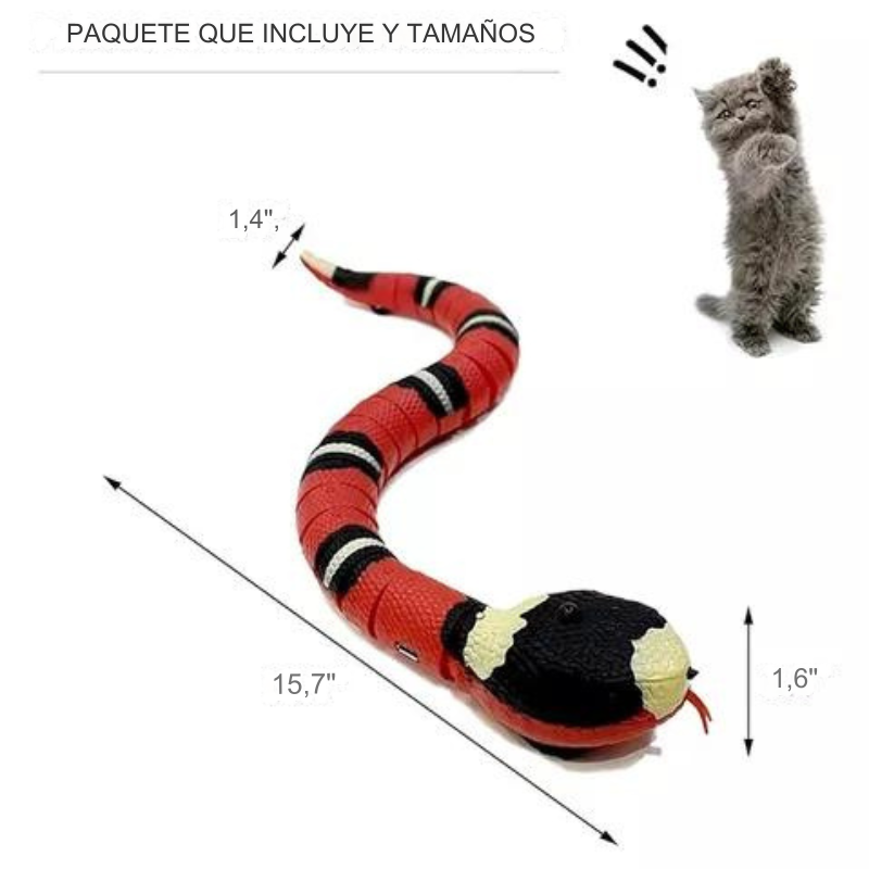 Sneaky™-Juguete De Serpiente Para Gatos, Serpiente Recargable