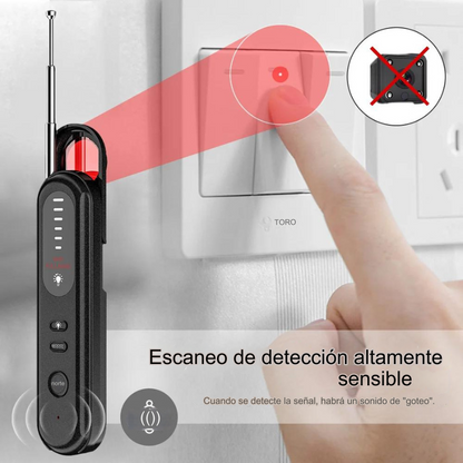 ScanSafe™ -Protección Total Contra Camaras y Amenazas Ocultas