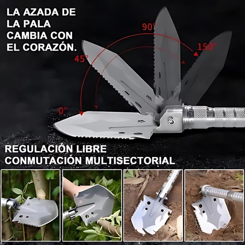 DigPro™-Pala Militar Plegable Táctica Multiusos Portátil