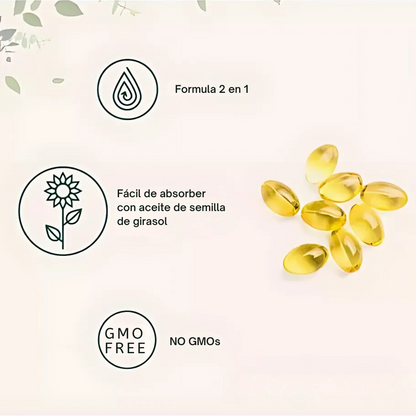 Vitaminas D3&K2® - Vitaminas para Huesos Fuertes y Saludables