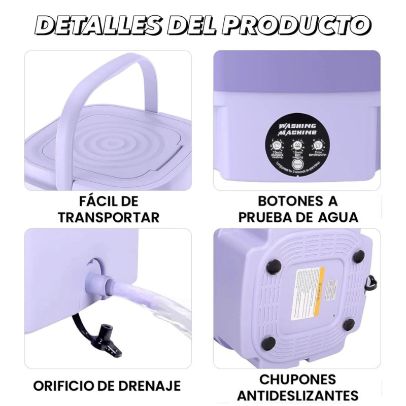 WashPro™ - Lavado fácil, en cualquier lugar