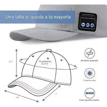 SoundFit Cap®︎ - La Gorra Definitiva: Música y Comodidad en Movimiento