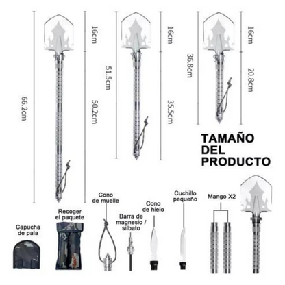 DigPro™-Pala Militar Plegable Táctica Multiusos Portátil