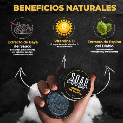 BlackSoap® - OFERTA 2X1 - Mantén tu cabello joven y natural