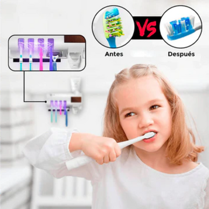 PureBrush™ - ¡Libera tus cepillos del caos bacteriano!