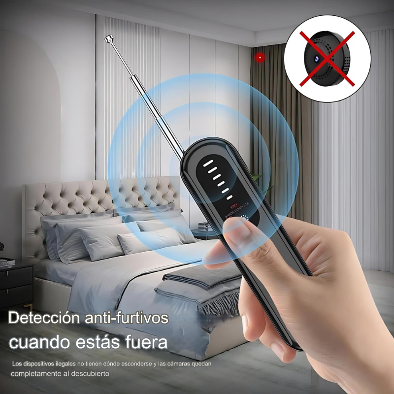 ScanSafe™ -Protección Total Contra Camaras y Amenazas Ocultas