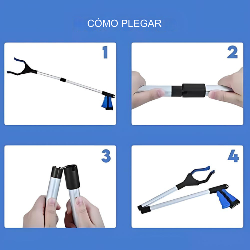 Grabber™ - Bastón Con Pinza De Agarra Recogedor De Basura Plegable