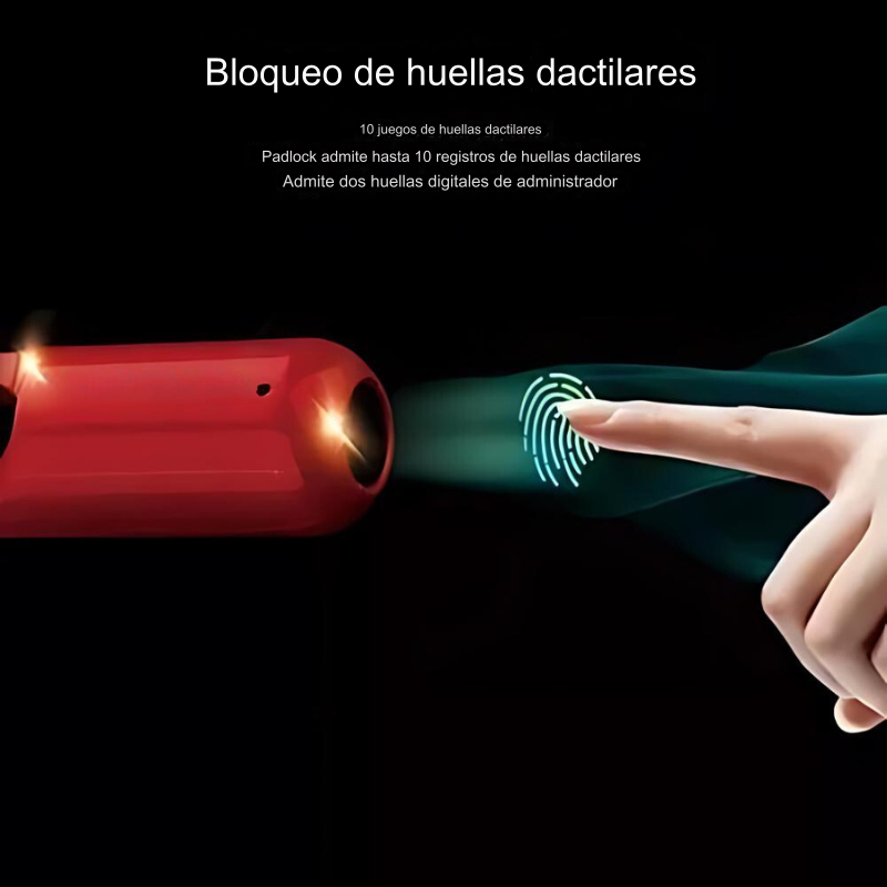 TouchLock®-Candado De Huellas Dactilares Antirrobo Cerradura Sin Llave