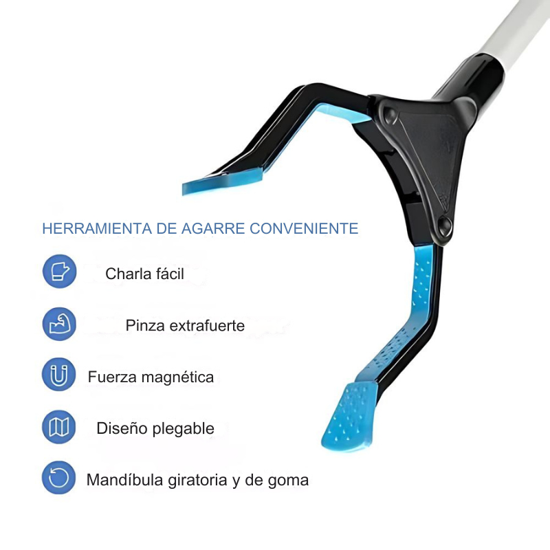 Grabber™ - Bastón Con Pinza De Agarra Recogedor De Basura Plegable