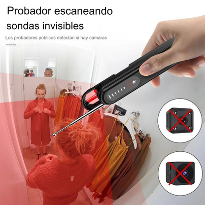 ScanSafe™ -Protección Total Contra Camaras y Amenazas Ocultas