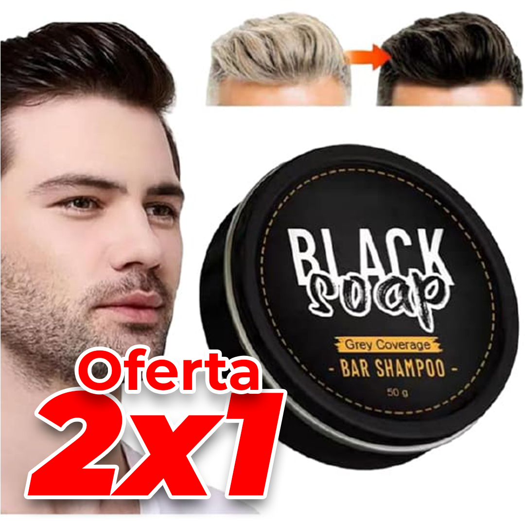 BlackSoap® - OFERTA 2X1 - Mantén tu cabello joven y natural