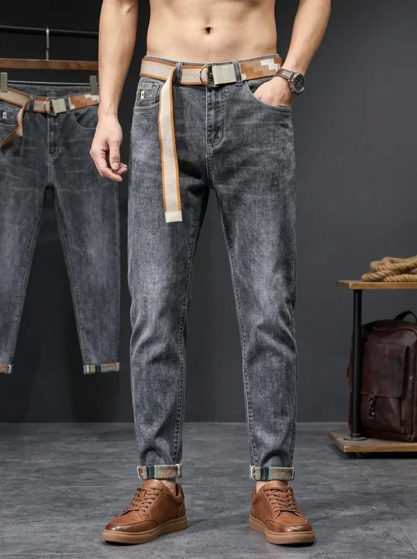Urban Cuffed Tapered Denim